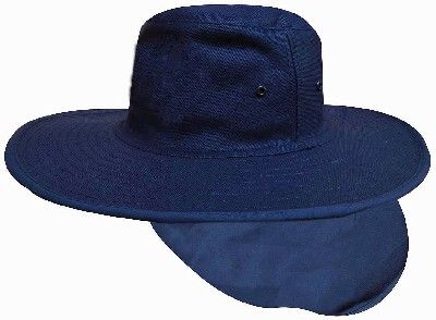 CANVAS CRICKET HAT with NECK FLAP – WebSafety